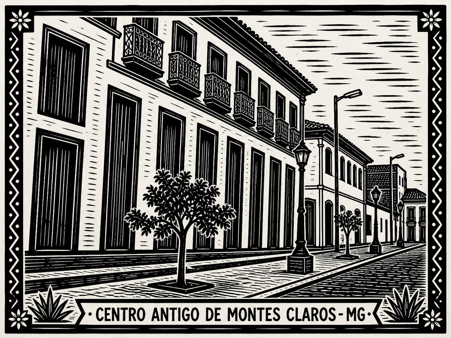Old downtown of Montes Claros