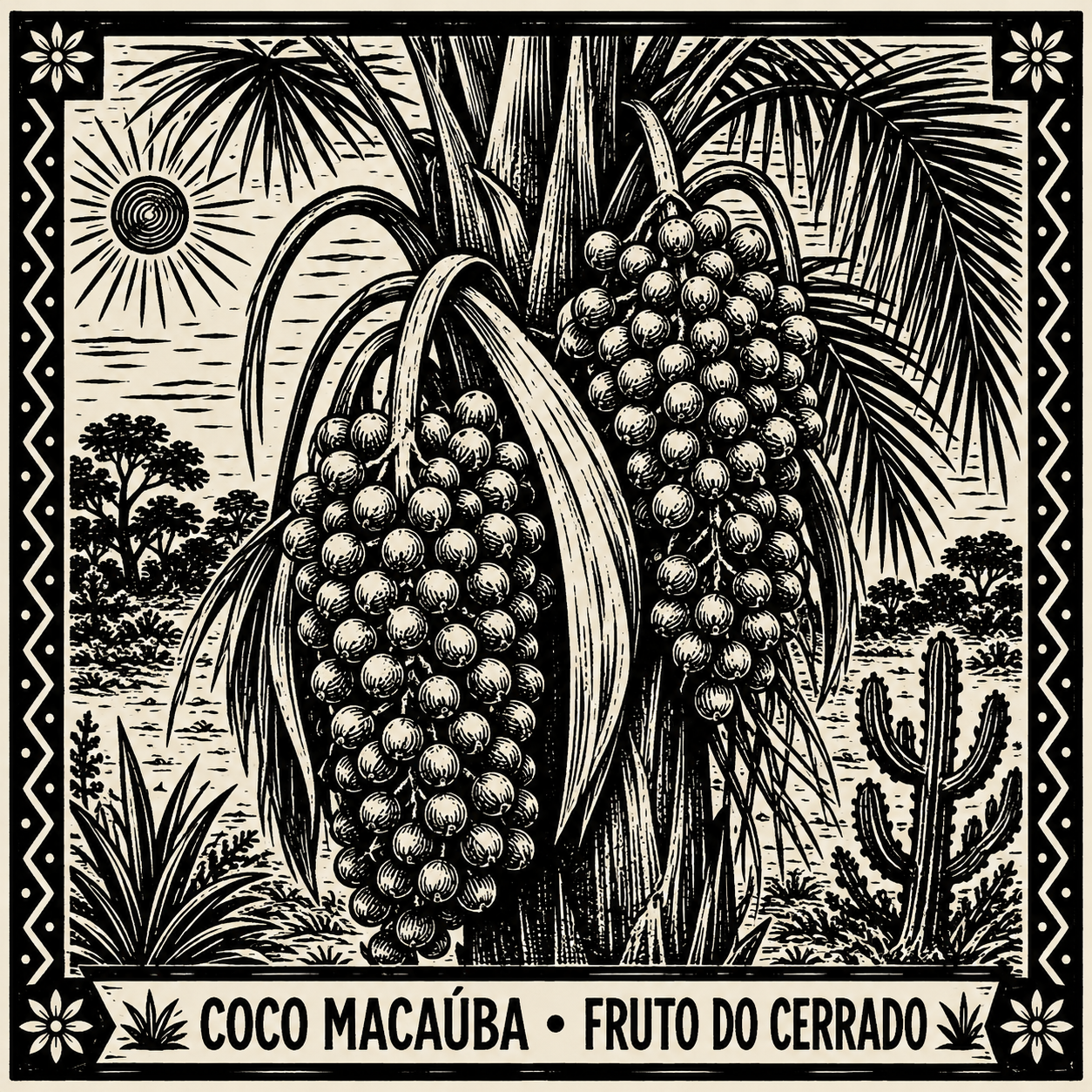 Macaúba coconut · fruit of the cerrado