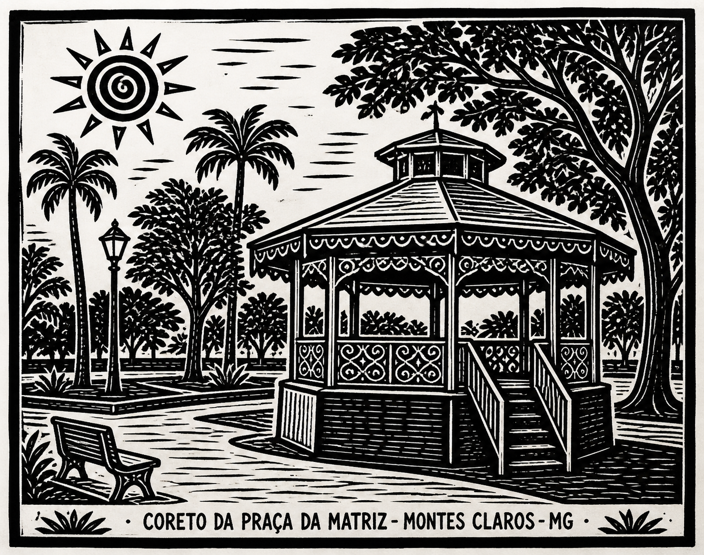 Bandstand at Praça da Matriz