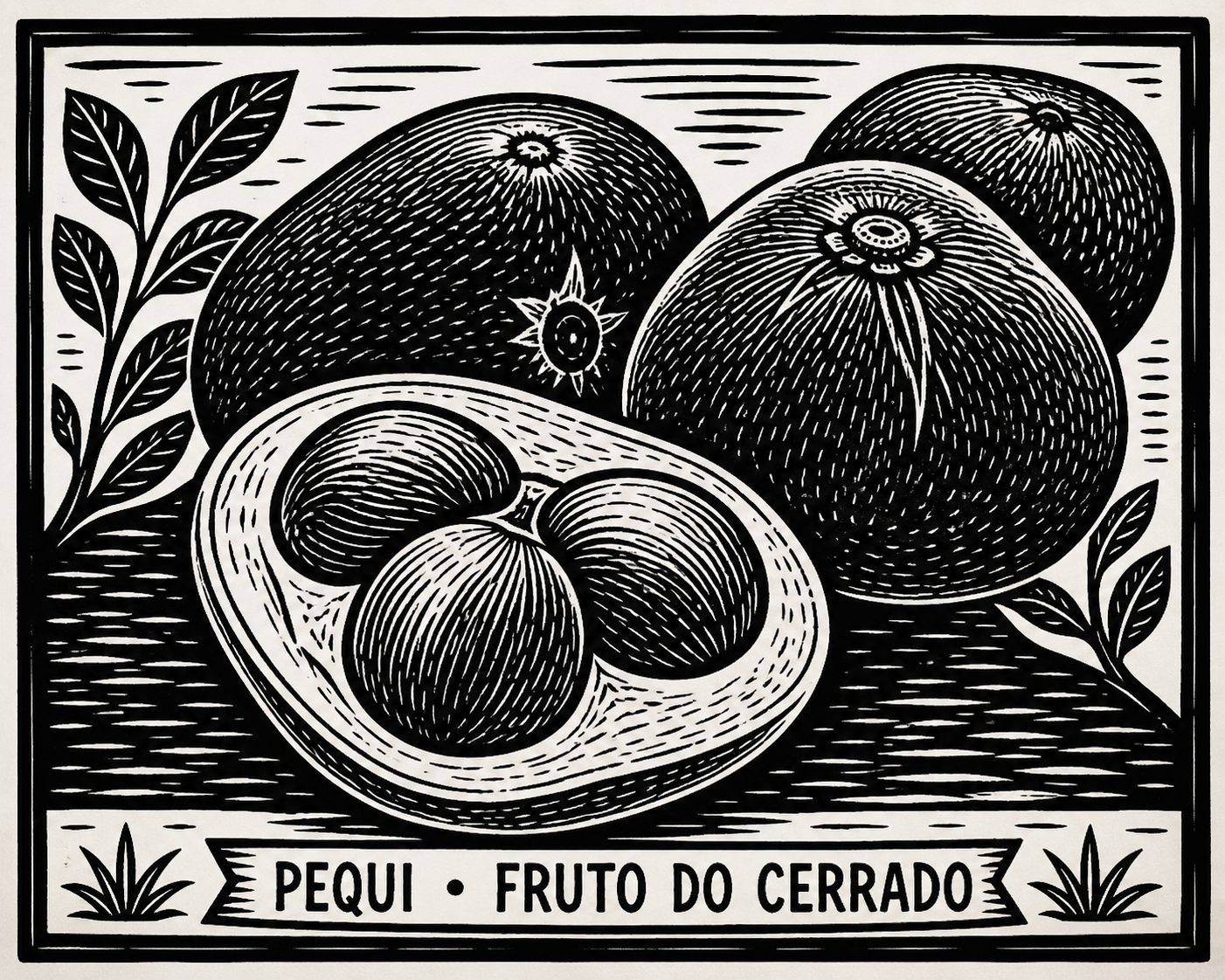 Pequi · fruit of the cerrado